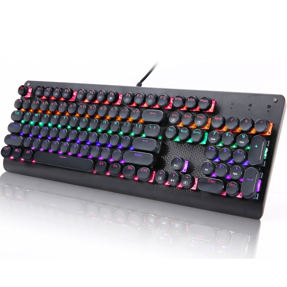 Retro Gaming Uk - Teclado Mecánico para Juegos de 104