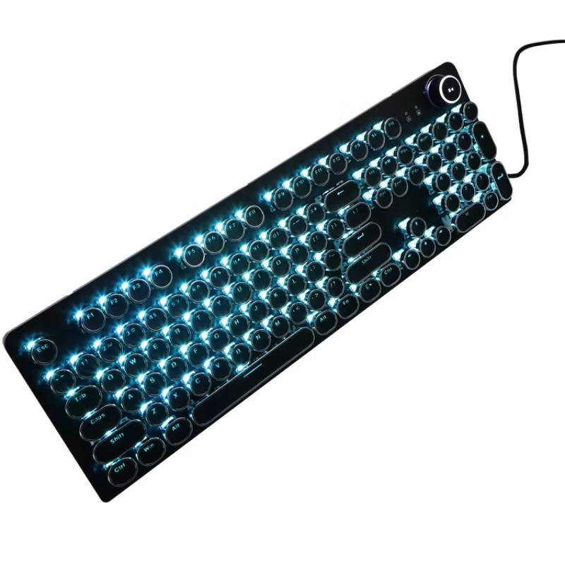 Retro Gaming Uk - Teclado Mecánico para Juegos Estilo Máquina