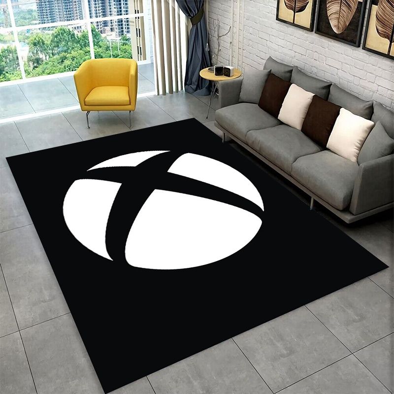 Retro Gaming Logo - Alfombra retro con logotipo de Xbox