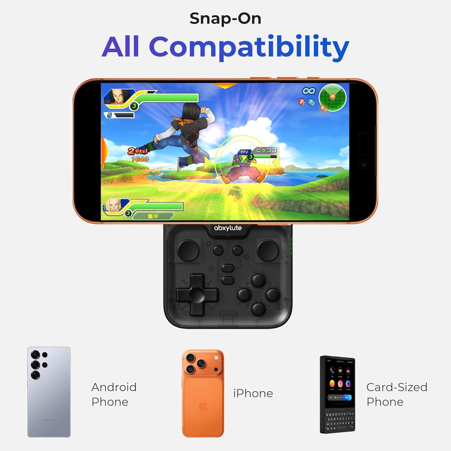 Retro Gaming On Phone - Controlador de Juegos M4 Snap-On para