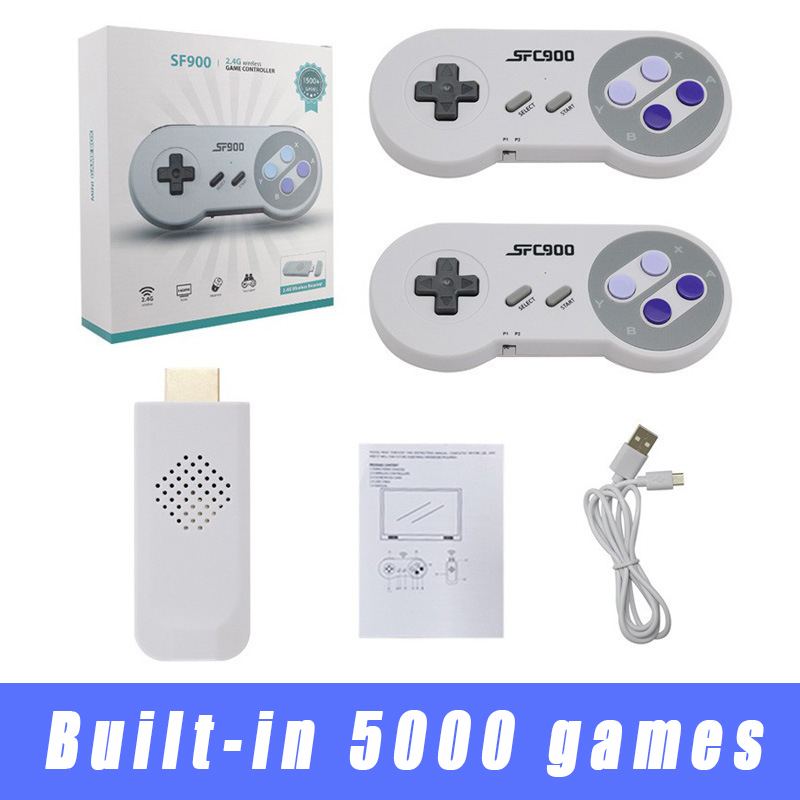 Retro Gaming Mister - Consola Retro SF900 con 5000 Juegos