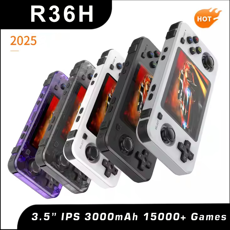 Retro Gaming R36S - Nueva consola portátil Retro R36H, sistema
