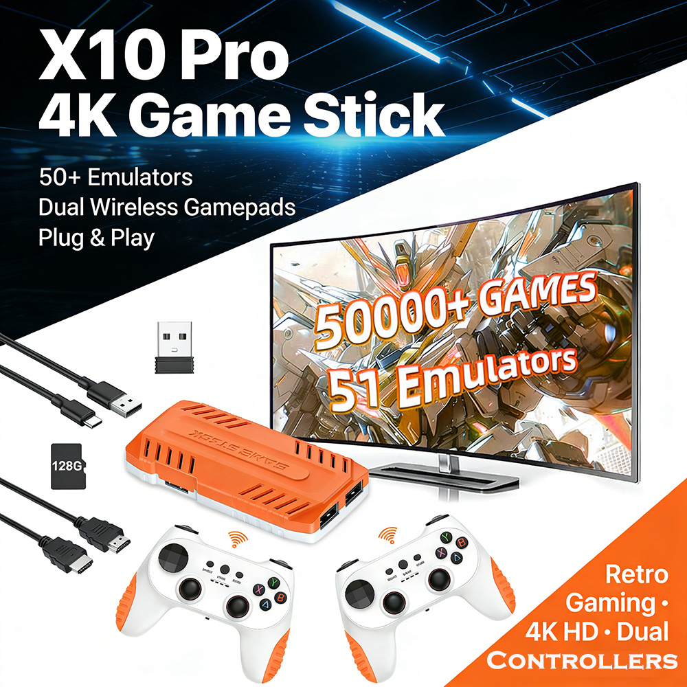 GamePulseX10 Pro 4K Game Stick - Retro Gaming Mister reseña y precio