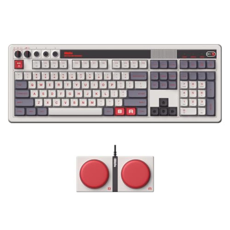 Teclado mecánico Retro 108 par - Retro Gaming Uk reseña y precio