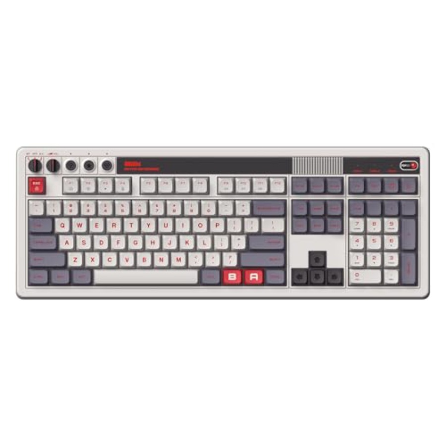 Teclado mecánico Retro 108 par - Retro Gaming Uk reseña y precio