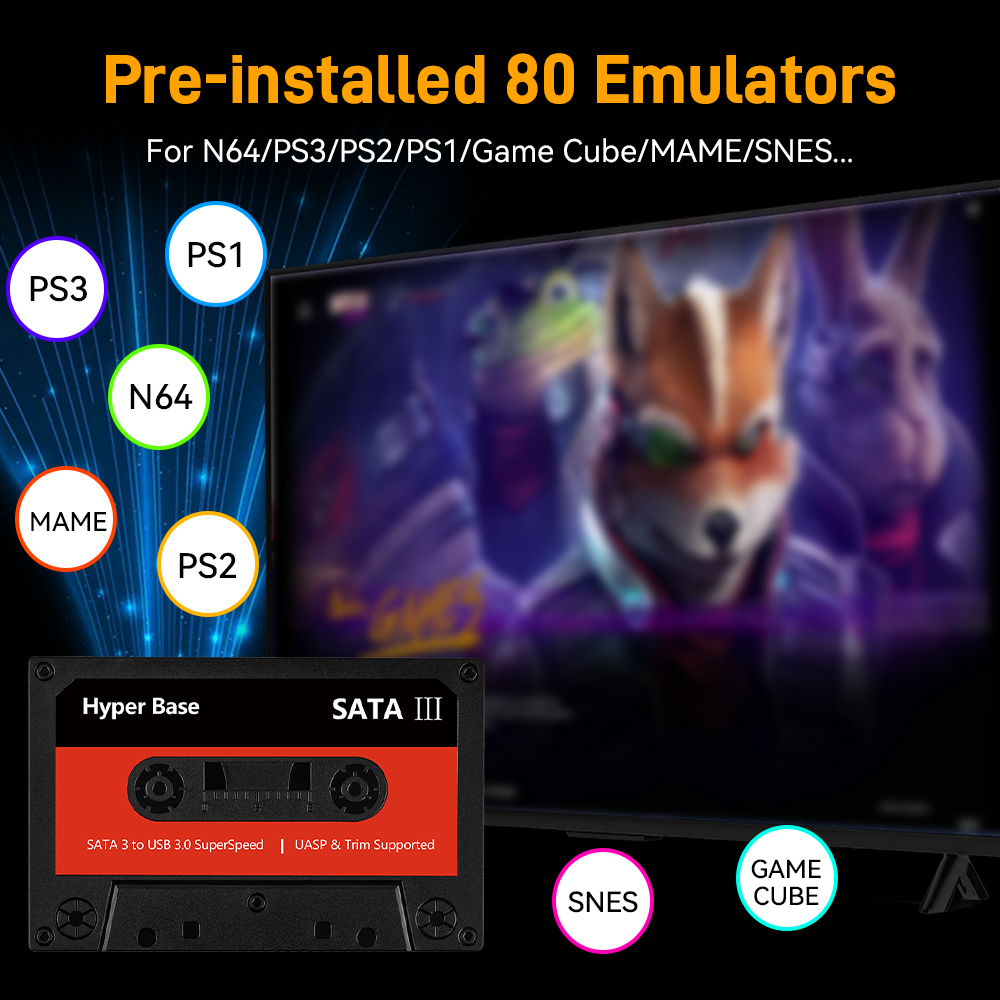 Batocera 500G/2T emulador jueg - Retro Gaming Ps3 reseña y precio
