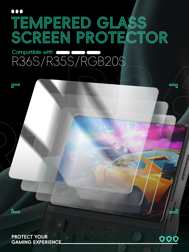 Protector de pantalla DATA FRO - Retro Gaming R36S reseña y precio