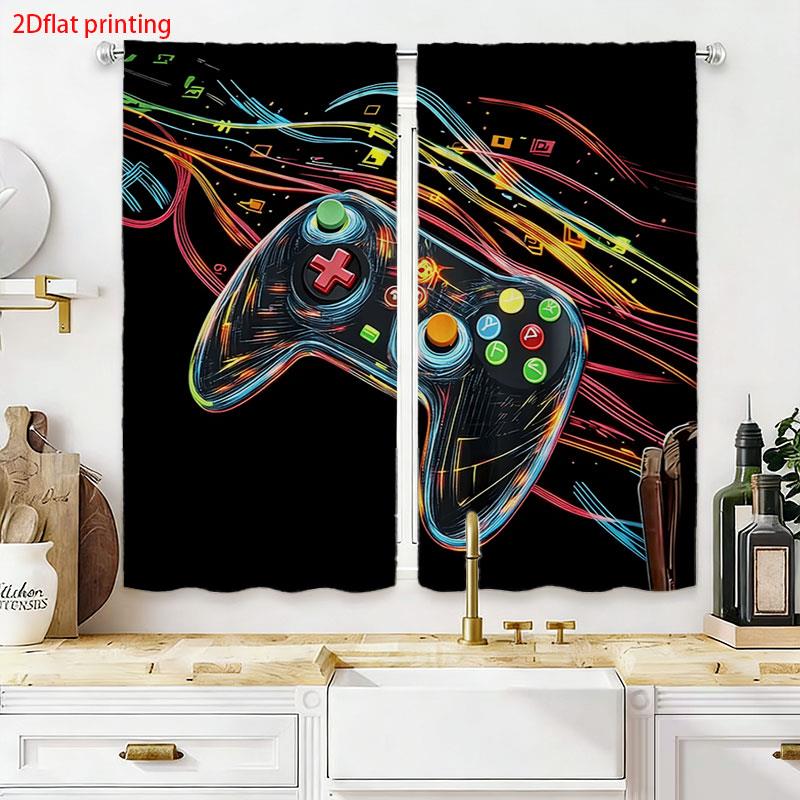 Par de Cortinas con Diseño de  - Retro Gaming Cafe reseña y precio
