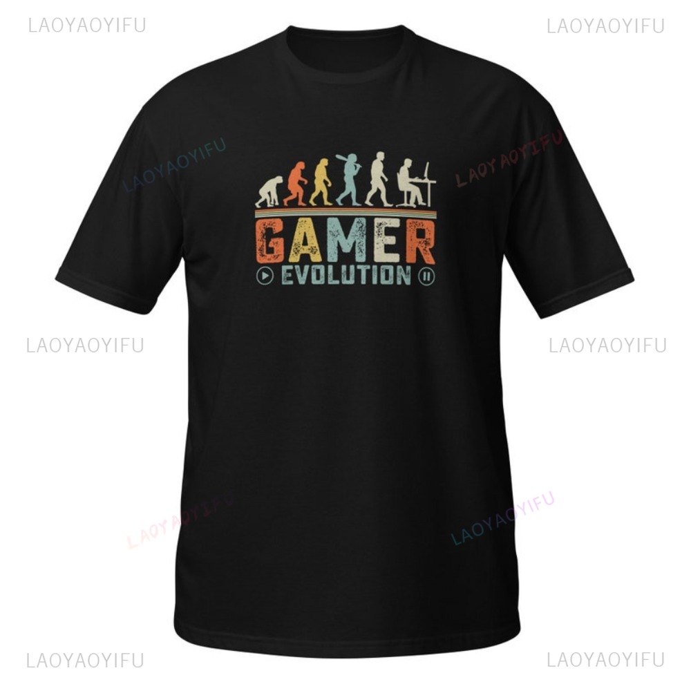 Camiseta Gamer Evolution, cami - Retro Gaming Gift Ideas reseña y precio