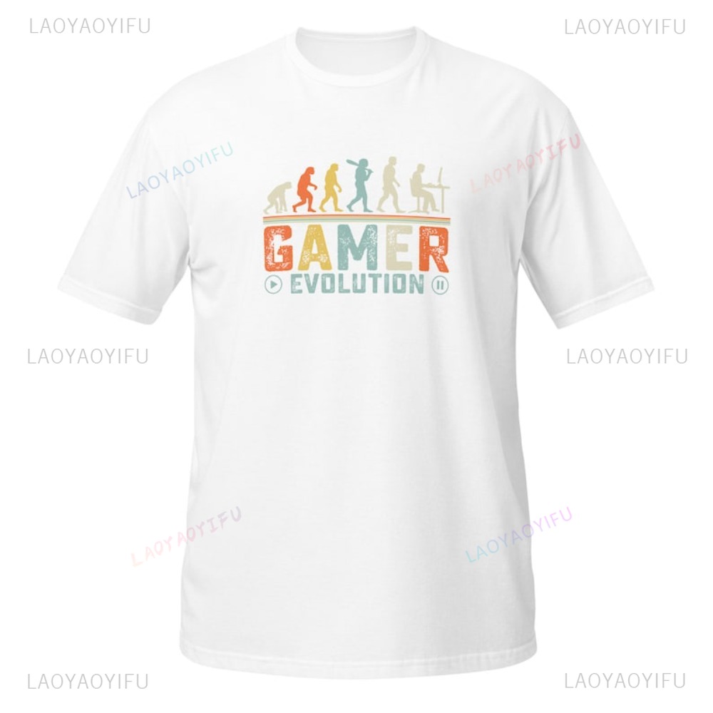 Camiseta Gamer Evolution, cami - Retro Gaming Gift Ideas reseña y precio