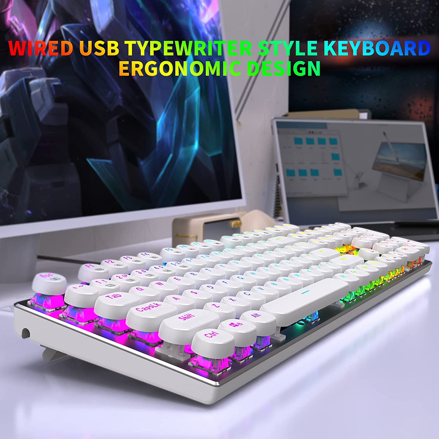 Teclado Mecánico USB con Cable - Retro Gaming Uk reseña y precio