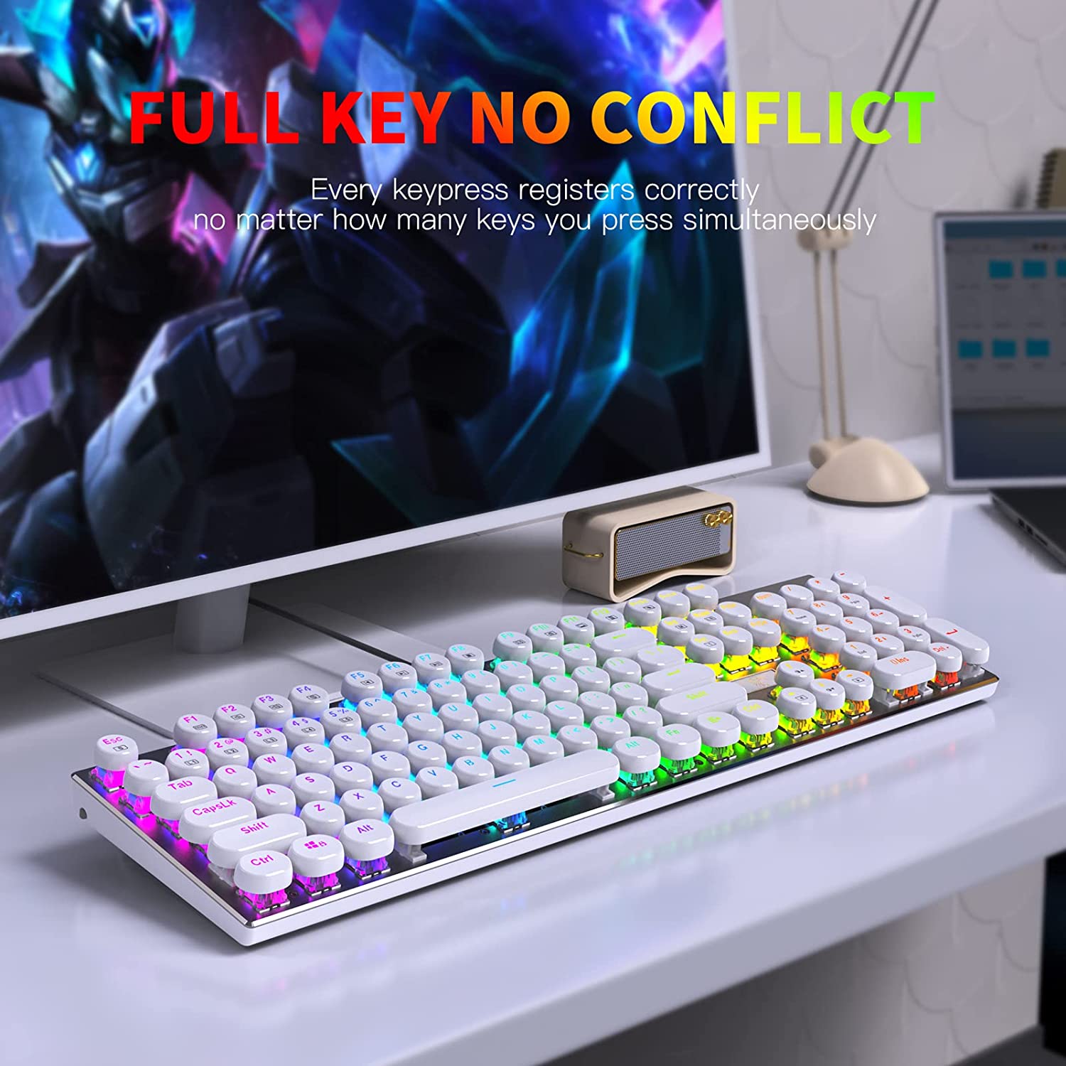Teclado Mecánico USB con Cable - Retro Gaming Uk reseña y precio