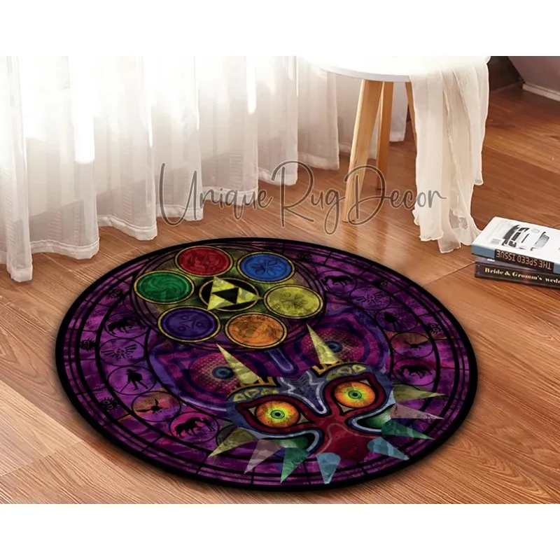 Alfombra redonda con símbolo d - Retro Gaming Zelda reseña y precio