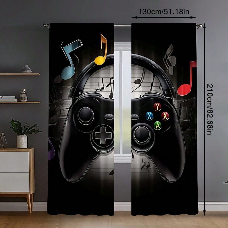 2 Cortinas Retro para Sala de  - Retro Gaming Cafe reseña y precio