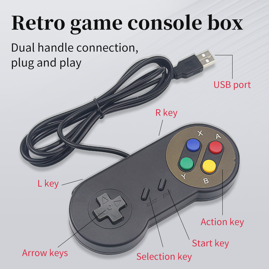 Mando de Juego Retro USB para  - Retro Gaming Raspberry Pi 5 reseña y precio