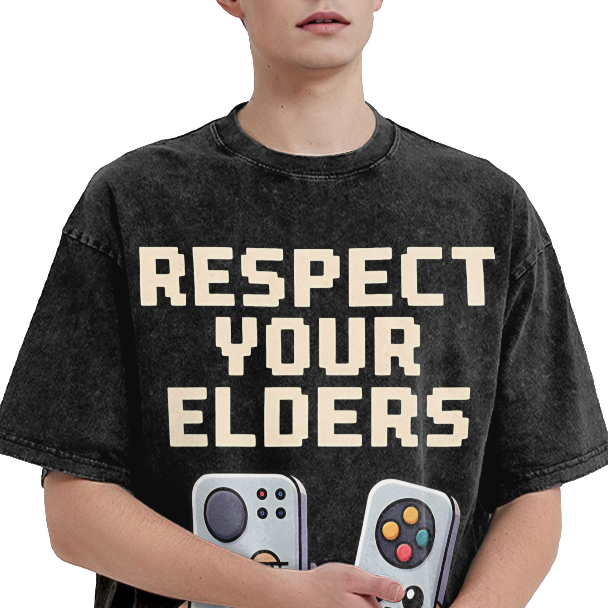 Respeta a tus mayores, camiset - Retro Gaming Gift Ideas reseña y precio